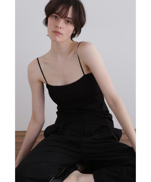 LE PHIL(ルフィル)の「カップインキャミトップ(キャミソール・レディース・ブラウン/ホワイト/ブラック・0/1)」の3枚目の写真