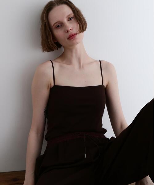 LE PHIL(ルフィル)の「カップインキャミトップ(キャミソール・レディース・ブラウン/ホワイト/ブラック・0/1)」の15枚目の写真