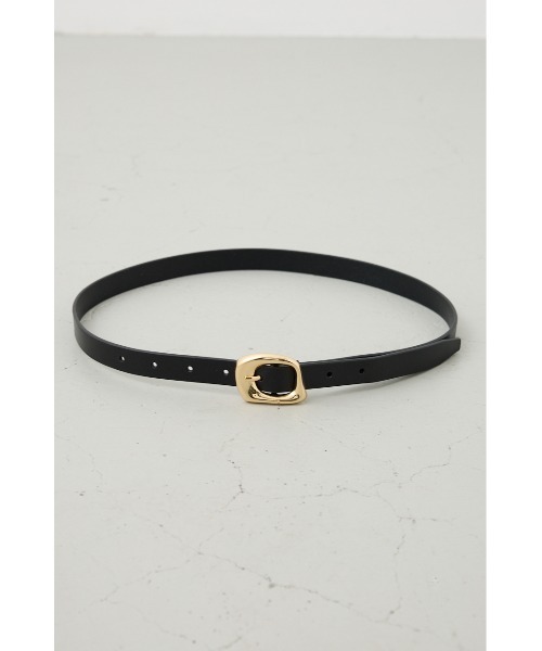 crie conforto（クリーコンフォルト）の「変形バックルベルト（ベルト・レディース・ブラウン/ブラック・FREE）」の2枚目の写真