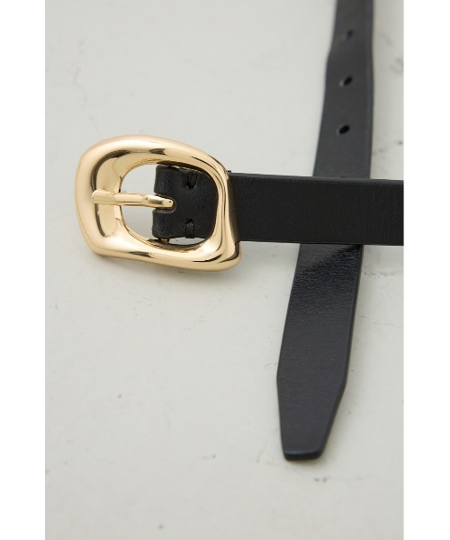 crie conforto（クリーコンフォルト）の「変形バックルベルト（ベルト・レディース・ブラウン/ブラック・FREE）」の3枚目の写真