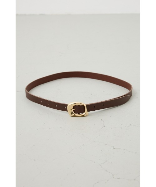 crie conforto（クリーコンフォルト）の「変形バックルベルト（ベルト・レディース・ブラウン/ブラック・FREE）」の14枚目の写真