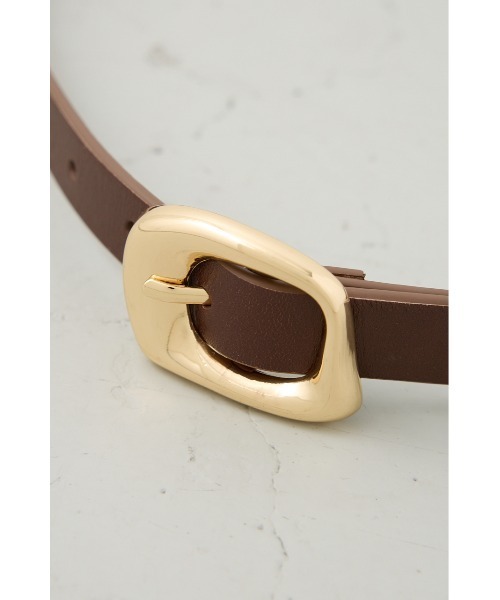 crie conforto（クリーコンフォルト）の「変形バックルベルト（ベルト・レディース・ブラウン/ブラック・FREE）」の12枚目の写真