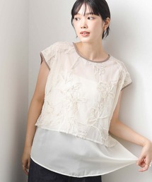 CHIGNON | モール刺繍レイヤードブラウス(シャツ/ブラウス)