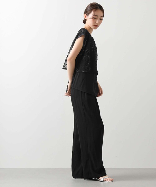 CHIGNON（シニヨン）の「モール刺繍レイヤードブラウス（シャツ/ブラウス・レディース・ブラック/アイボリー・FREE）」の13枚目の写真