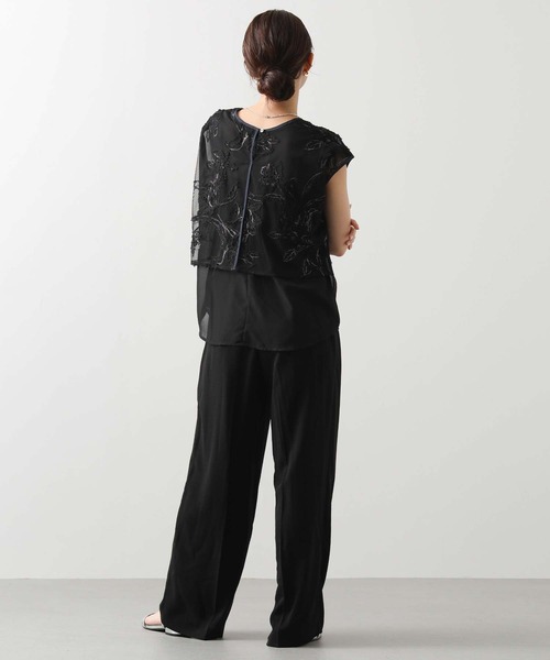 CHIGNON（シニヨン）の「モール刺繍レイヤードブラウス（シャツ/ブラウス・レディース・ブラック/アイボリー・FREE）」の14枚目の写真