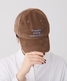 コーデュロイロゴキャップ
