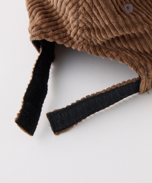 COLLAGE GALLARDAGALANTE(コラージュガリャルダガランテ)の「コーデュロイロゴキャップ(キャップ・レディース・アイボリー/ブラウン・FREE)」の16枚目の写真