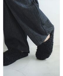 Ungrid | ボアデザインサボ(スリッポン)