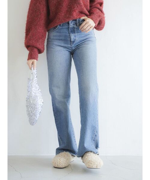 Ungrid（アングリッド）の「ボアデザインサボ（スリッポン・レディース・ブラック/アイボリー・L/M/S）」の5枚目の写真