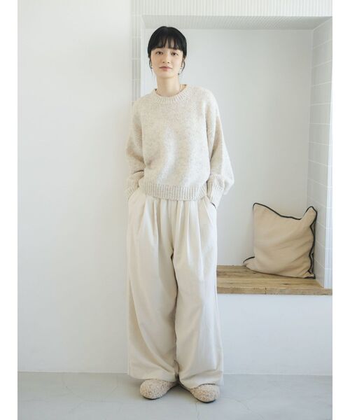 Ungrid（アングリッド）の「ボアデザインサボ（スリッポン・レディース・ブラック/アイボリー・L/M/S）」の16枚目の写真