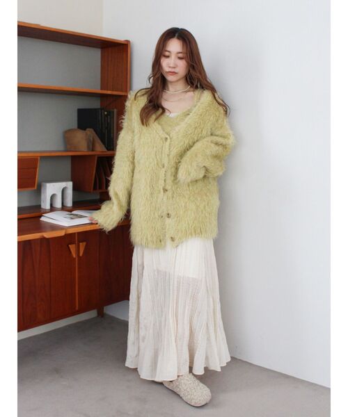 Ungrid（アングリッド）の「ボアデザインサボ（スリッポン・レディース・ブラック/アイボリー・L/M/S）」の21枚目の写真