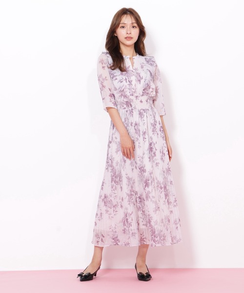 JILL by JILL STUART(ジルバイジルスチュアート)の「◇ぼかしフラワープリントワンピース(ワンピース・レディース・パープル系その他/ホワイト系その他/グリーン系その他・FREE)」の18枚目の写真