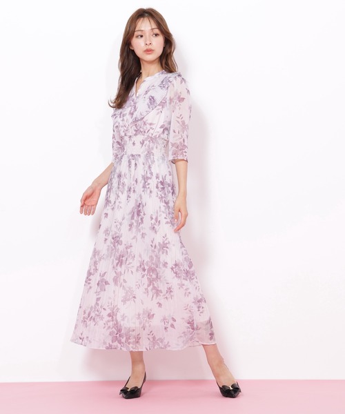 JILL by JILL STUART(ジルバイジルスチュアート)の「◇ぼかしフラワープリントワンピース(ワンピース・レディース・パープル系その他/ホワイト系その他/グリーン系その他・FREE)」の20枚目の写真