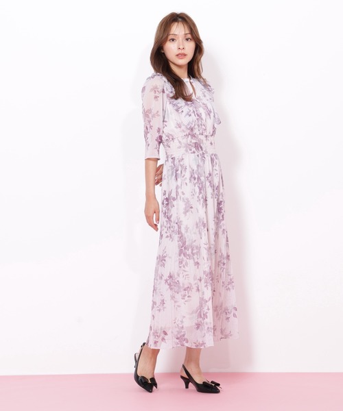 JILL by JILL STUART(ジルバイジルスチュアート)の「◇ぼかしフラワープリントワンピース(ワンピース・レディース・パープル系その他/ホワイト系その他/グリーン系その他・FREE)」の21枚目の写真