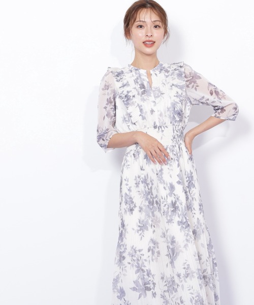 JILL by JILL STUART(ジルバイジルスチュアート)の「◇ぼかしフラワープリントワンピース(ワンピース・レディース・パープル系その他/ホワイト系その他/グリーン系その他・FREE)」の17枚目の写真