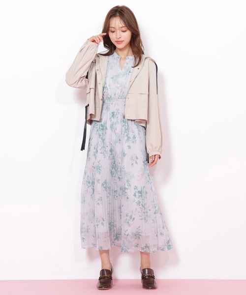 JILL by JILL STUART(ジルバイジルスチュアート)の「◇ぼかしフラワープリントワンピース(ワンピース・レディース・パープル系その他/ホワイト系その他/グリーン系その他・FREE)」の9枚目の写真