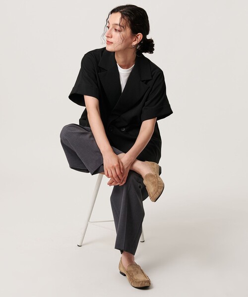 BEAUTY&YOUTH UNITED ARROWS（ビューティーアンドユースユナイテッドアローズ）の「レザー ギャザー ローファー（ローファー・レディース・ブラック/ベージュ・38/37/36h/37h/36）」の18枚目の写真