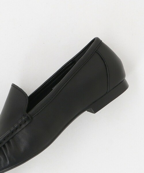 BEAUTY&YOUTH UNITED ARROWS（ビューティーアンドユースユナイテッドアローズ）の「レザー ギャザー ローファー（ローファー・レディース・ブラック/ベージュ・38/37/36h/37h/36）」の3枚目の写真