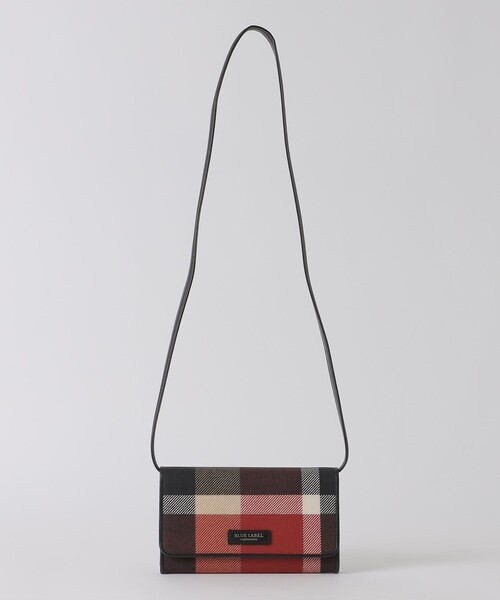 BLUE LABEL CRESTBRIDGE（ブルーレーベルクレストブリッジ）の「クレストブリッジチェックPVCウォレットショルダー（ショルダーバッグ・レディース・レッド/ベージュ系その他/ダークネイビー/ブルー系その他2・FREE）」の15枚目の写真