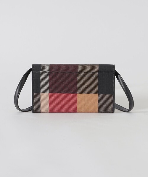 BLUE LABEL CRESTBRIDGE（ブルーレーベルクレストブリッジ）の「クレストブリッジチェックPVCウォレットショルダー（ショルダーバッグ・レディース・レッド/ベージュ系その他/ダークネイビー/ブルー系その他2・FREE）」の16枚目の写真