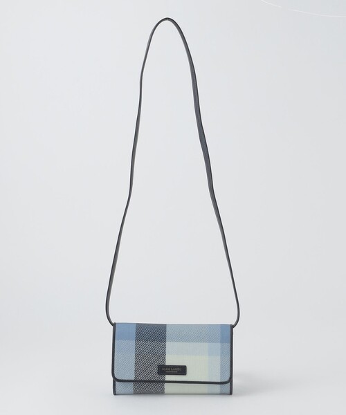 BLUE LABEL CRESTBRIDGE（ブルーレーベルクレストブリッジ）の「クレストブリッジチェックPVCウォレットショルダー（ショルダーバッグ・レディース・レッド/ベージュ系その他/ダークネイビー/ブルー系その他2・FREE）」の8枚目の写真