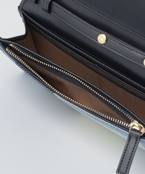 BLUE LABEL CRESTBRIDGE（ブルーレーベルクレストブリッジ）の「クレストブリッジチェックPVCウォレットショルダー（ショルダーバッグ・レディース・レッド/ベージュ系その他/ダークネイビー/ブルー系その他2・FREE）」の10枚目の写真