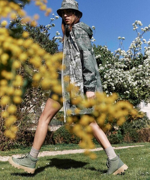 AIGLE(エーグル)の「【国立自然史博物館】 撥水ハット(ハット・レディース・モスグリーン/ホワイト・M/L)」の4枚目の写真