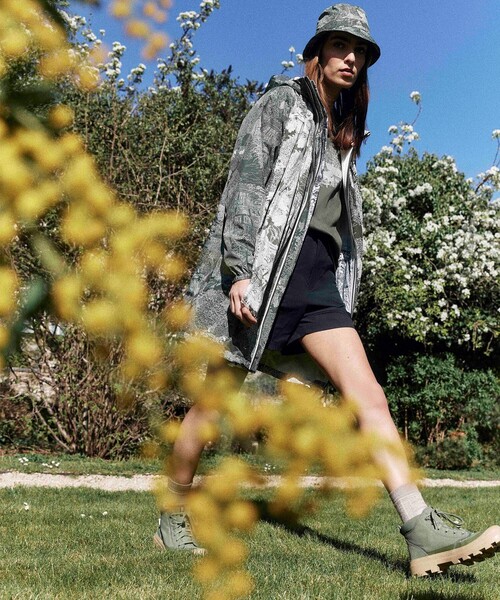 AIGLE(エーグル)の「【国立自然史博物館】 撥水ハット(ハット・レディース・モスグリーン/ホワイト・M/L)」の5枚目の写真