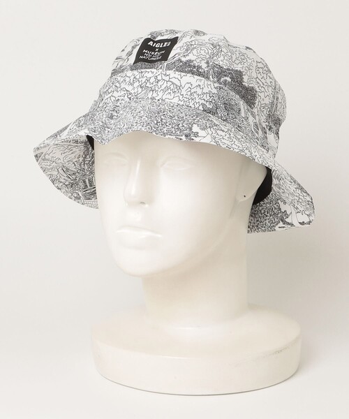 AIGLE(エーグル)の「【国立自然史博物館】 撥水ハット(ハット・レディース・モスグリーン/ホワイト・M/L)」の10枚目の写真