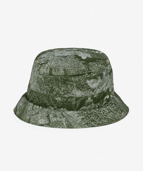 AIGLE(エーグル)の「【国立自然史博物館】 撥水ハット(ハット・レディース・モスグリーン/ホワイト・M/L)」の11枚目の写真