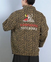 TOY MACHINE（トイ マシーン）の「TOY MACHINE/トイマシーン ジャケット 刺繍 レオパード柄 MTMFFJK9（その他アウター）」