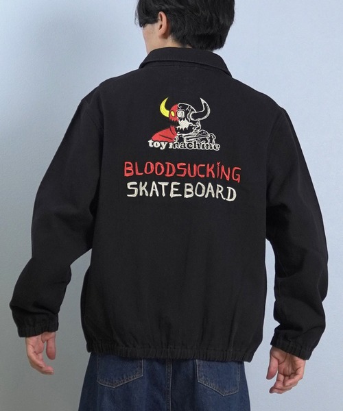 TOY MACHINE/トイマシーン ジャケット 刺繍 レオパード柄