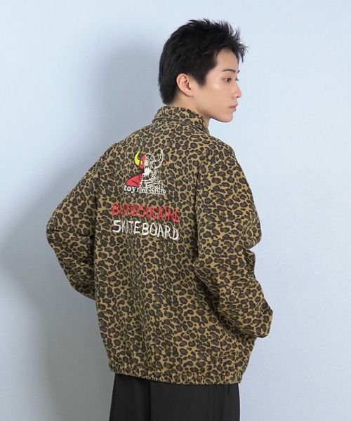 TOY MACHINE/トイマシーン ジャケット 刺繍 レオパード柄 MTMFFJK9