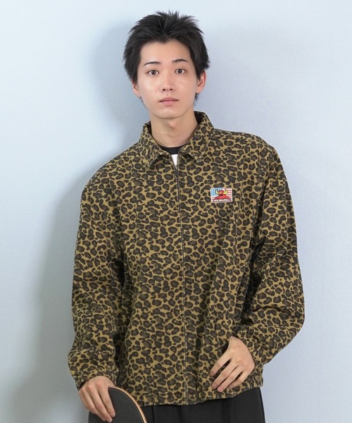TOY MACHINE(トイ マシーン)の「TOY MACHINE/トイマシーン ジャケット 刺繍 レオパード柄 MTMFFJK9(その他アウター・メンズ・グレー/ブラック/ブラウン・M/L/XL)」の16枚目の写真