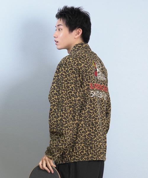 TOY MACHINE/トイマシーン ジャケット 刺繍 レオパード柄