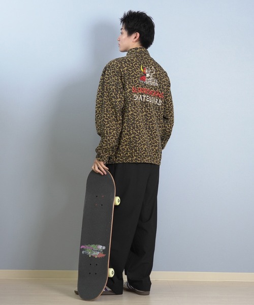 TOY MACHINE/トイマシーン ジャケット 刺繍 レオパード柄