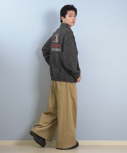 TOY MACHINE(トイ マシーン)の「TOY MACHINE/トイマシーン ジャケット 刺繍 レオパード柄 MTMFFJK9(その他アウター・メンズ・グレー/ブラック/ブラウン・M/L/XL)」の15枚目の写真
