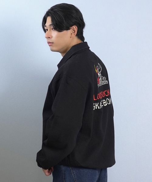 TOY MACHINE(トイ マシーン)の「TOY MACHINE/トイマシーン ジャケット 刺繍 レオパード柄 MTMFFJK9(その他アウター・メンズ・グレー/ブラック/ブラウン・M/L/XL)」の5枚目の写真