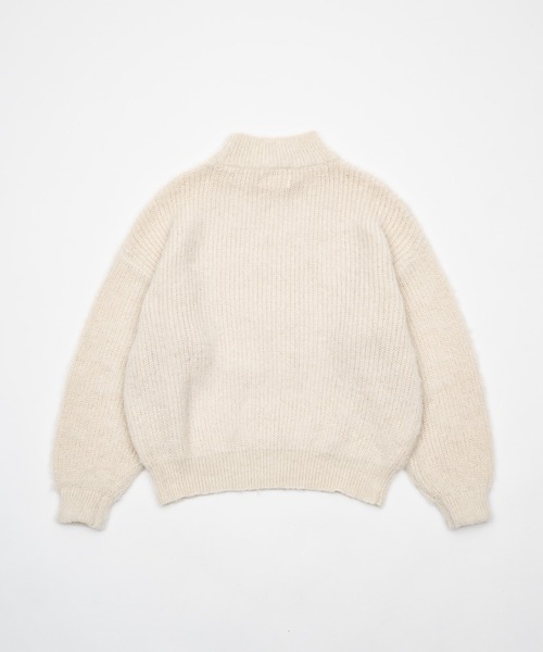 OLUN ハイネックモヘアライクニット high neck mohair like knit/ハイネックモヘアライクニット（ニット