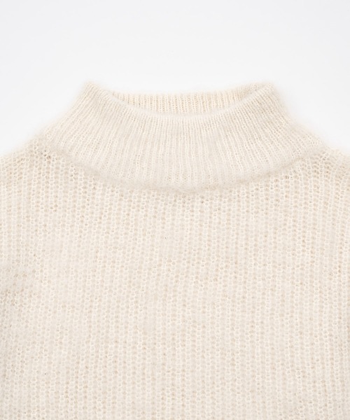 OLUN（オルン）の「high neck mohair like knit/ハイネックモヘアライクニット（ニット/セーター・レディース・ピンク/ブラウン/アイボリー・FREE）」の16枚目の写真