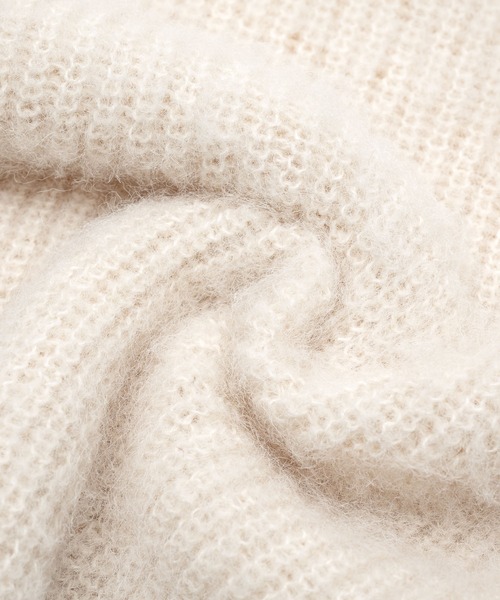 OLUN（オルン）の「high neck mohair like knit/ハイネックモヘアライクニット（ニット/セーター・レディース・ピンク/ブラウン/アイボリー・FREE）」の20枚目の写真