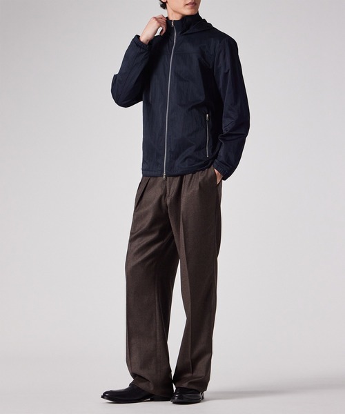 スタンドカラー フーデッド ショートブルゾン / 253164 584Z