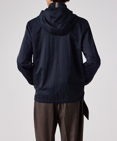 Paul Smith(ポールスミス)の「スタンドカラー フーデッド ショートブルゾン / 253164 584Z(ブルゾン・メンズ・ネイビー・SMALL/MEDIUM/LARGE/X-LARGE)」の4枚目の写真
