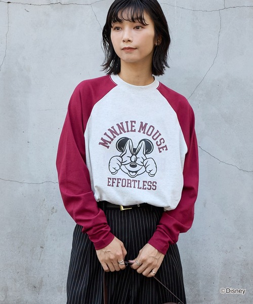 Disney】別注 ミニーマウス オールドグラフィック オーバー