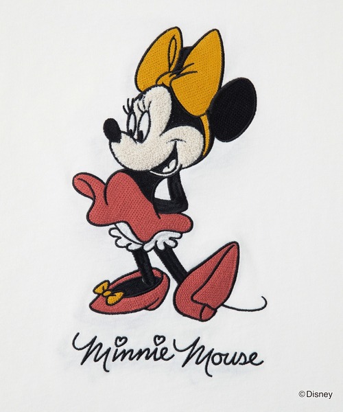 セール】【Disney】別注 ミニーマウス オールドグラフィック オーバー
