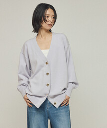 Firsthand | Firsthand/ファーストハンド 機能性素材 シルク入り 金釦 ニットカーディガン / 抗ピル / マシンウォッシャブル(カーディガン/ボレロ)