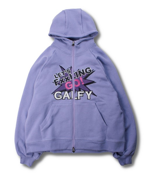 ⭐︎GA×GALFY-ガラノハーツジップパーカー⭐︎ GALFY パーカー GA×GALFY-ガラノハーツジップパーカー メンズ