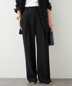 美品　Deuxieme Classe トリアセジョーゼット スクエアポンチョ トリアセジョーゼット タックパンツ（その他パンツ）｜Deuxieme Classe