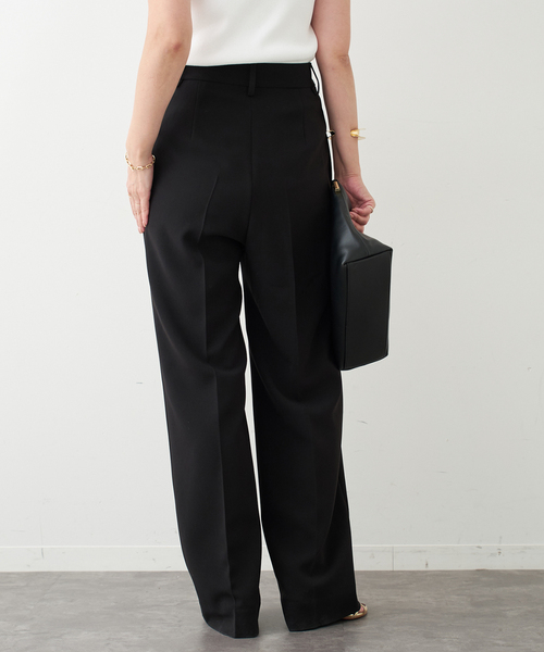 トリアセジョーゼット タックパンツ（その他パンツ）｜Deuxieme Classe