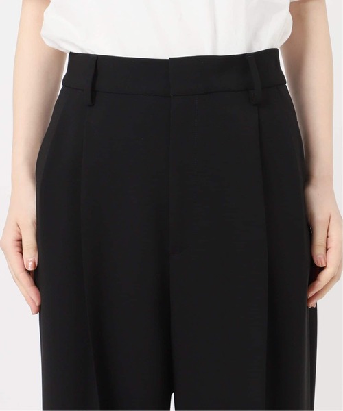 トリアセジョーゼット タックパンツ（その他パンツ）｜Deuxieme Classe